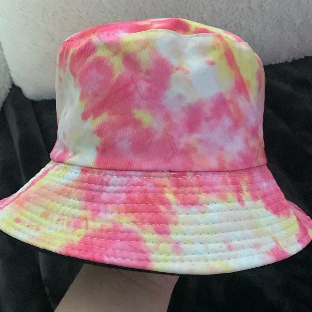 A Tie Dyed bucket hat